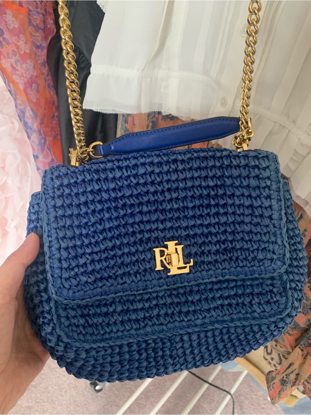 Lauren Ralph Lauren Raffia Bag - Picture 2 of 9